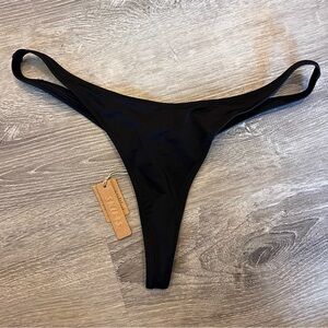 SKIMS. Black Bathing Suit Bottom